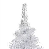 Árbol de Navidad Artificial con Soporte Plata 180 cm PET