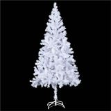 Árbol de Navidad artificial con soporte de acero 210 cm 910 ramas