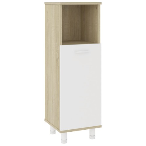 Bathroom-Cabinet-White-and-Sonoma-Oak-30x30x95-cm-Chipboard-432917-1._w500_