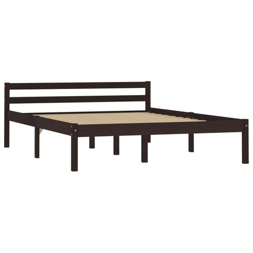 Bed-Frame-Dark-Brown-Solid-Pine-Wood-140x200-cm-445728-1._w500_