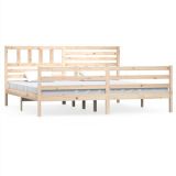 Estructura de cama de madera maciza 180×200 cm 6FT Super King