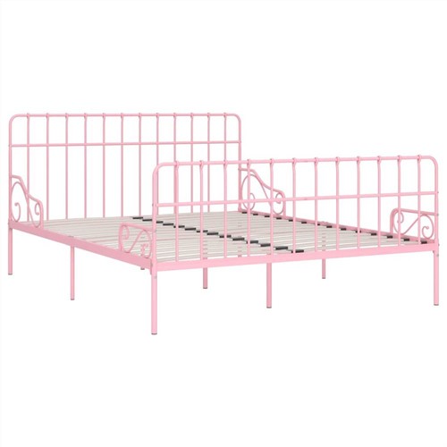 Bed-Frame-with-Slatted-Base-Pink-Metal-180x200-cm-443434-1._w500_
