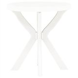 Mesa Bistro Blanco Ø70 cm Plástico