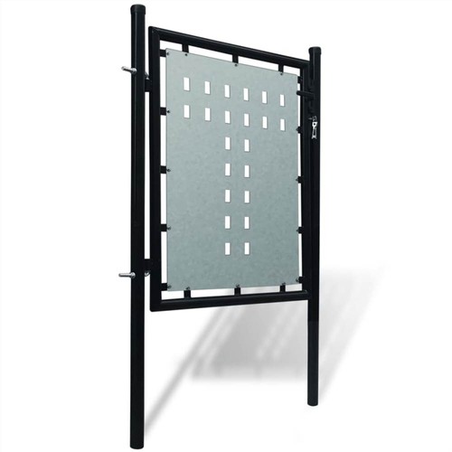 Black-Single-Door-Fence-Gate-100-x-125-cm-442853-1._w500_