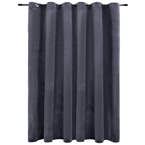 Blackout-Curtain-with-Metal-Rings-Velvet-Anthracite-290x245-cm-451439-1._w500_