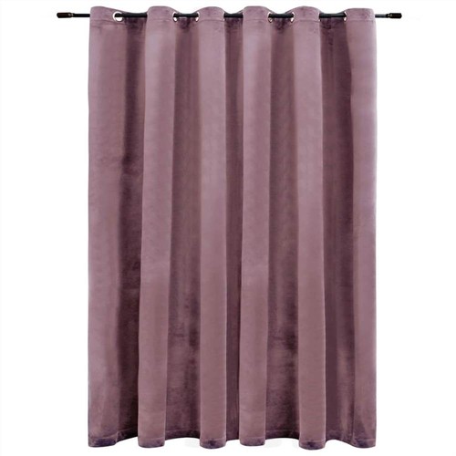 Blackout-Curtain-with-Metal-Rings-Velvet-Antique-Pink-290x245-cm-444633-1._w500_