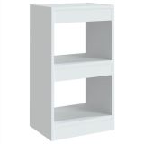 Mueble para libros/separador de ambientes blanco 40x30x72 cm