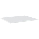 Tableros para estantería 8 piezas Blanco alto brillo 60x50x1,5 cm Tablero de partículas