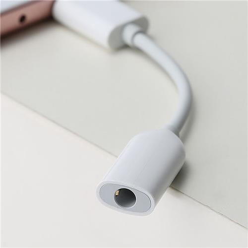 Cable de adaptador de audio original Xiaomi Type-C USB a 3.5 mm - Blanco