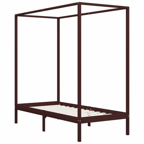 Canopy-Bed-Frame-Dark-Brown-Solid-Pine-Wood-90x200-cm-447110-1._w500_