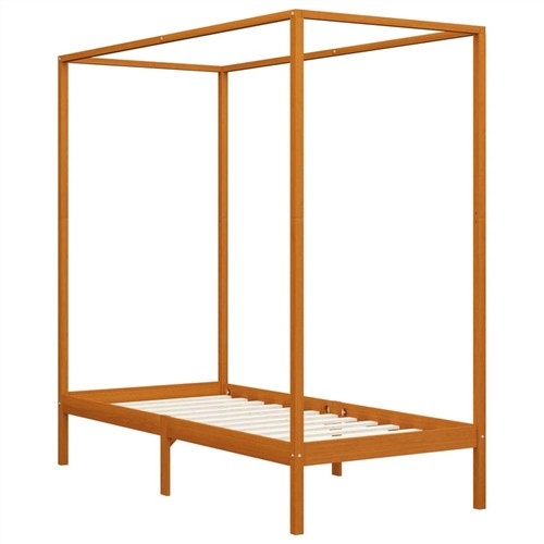 Canopy-Bed-Frame-Honey-Brown-Solid-Pine-Wood-90x200-cm-454593-1._w500_