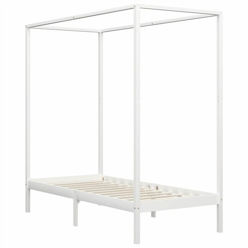 Canopy-Bed-Frame-White-Solid-Pine-Wood-90x200-cm-440678-1._w500_