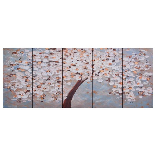Canvas-Wall-Print-Set-Blooming-Tree-Multicolour-150x60-cm-433320-1._w500_