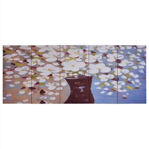 Canvas-Wall-Print-Set-Flowers-in-a-Vase-Multicolour-150x60-cm-452718-1._w500_