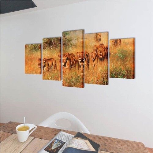 Canvas-Wall-Print-Set-Lions-100-x-50-cm-454656-1._w500_