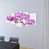Lienzo decorativo para pared Orquídea 200 x 100 cm