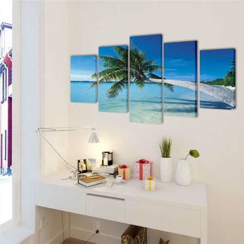 Canvas-Wall-Print-Set-Sand-Beach-with-Palm-Tree-200-x-100-cm-452058-1._w500_