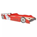 Cama infantil Race Car 90×200 cm Rojo