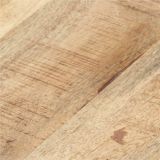 Mesa de centro gris 68x68x30 cm madera maciza de mango