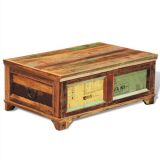 Mesa de centro con almacenaje Vintage Reclaimed Wood