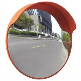 Espejo de tráfico convexo PC Plástico Naranja 45 cm Exterior