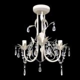 Lámpara de techo colgante de cristal Candelabros 2 piezas Blanco elegante