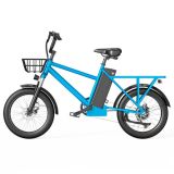 DUOTTS C20 Bicicleta eléctrica Bicicleta de carga 48V 15Ah Batería extraíble 500W Motor 45km / h Velocidad máxima – Azul