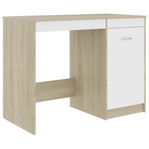 Desk-White-and-Sonoma-Oak-100x50x76-cm-Chipboard-432138-1._w500_