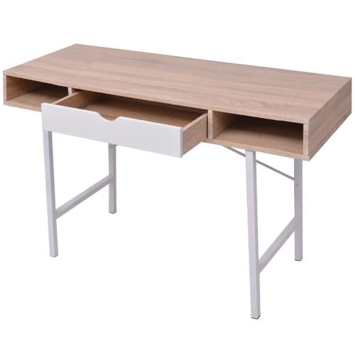 Desk-with-1-Drawer-Oak-and-White-432130-1._w500_