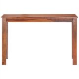 Mesa de comedor 120x60x76 cm de madera maciza de sheesham