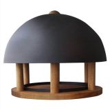 Esschert Design Bird Table Techo de acero redondo FB429