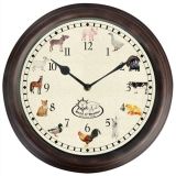 Reloj de diseño Esschert con sonidos de animales de granja