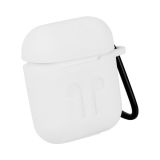 Estuche protector de caja de carga con cuerda antipérdida para auriculares i10 i12 - Blanco.