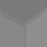 Mesa de comedor extensible gris alto brillo 175x90x75 cm