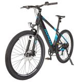 FAFREES 27.5-S Bicicleta eléctrica en pulgadas 250W con batería de iones de litio 36V 10Ah Shimano 7 velocidades Gears – Negro Azul