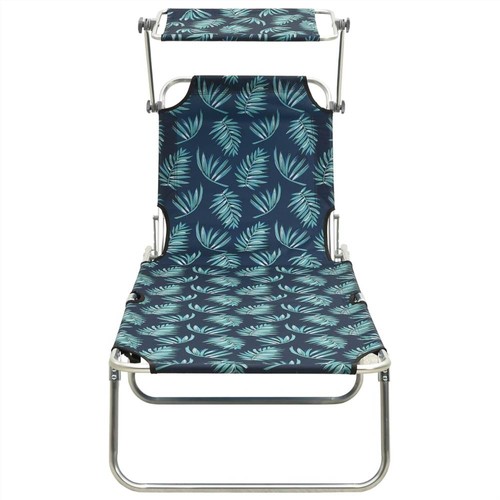 Folding-Sun-Lounger-with-Canopy-Steel-Leaves-Print-456252-1._w500_