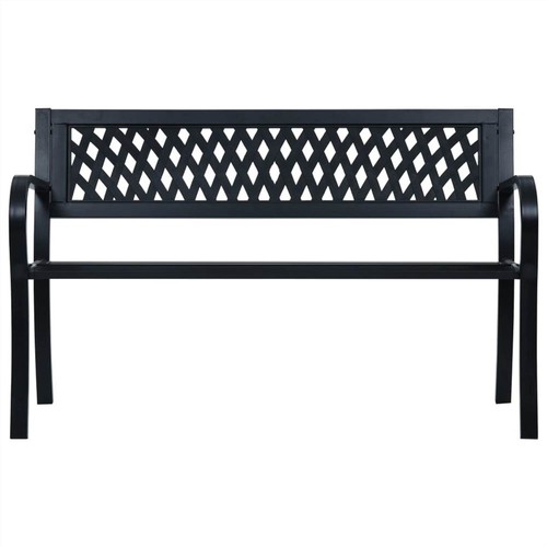 Garden-Bench-125-cm-Black-Steel-444917-1._w500_