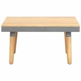 Mesa de centro de jardín 60x60x31,5 cm madera maciza de acacia