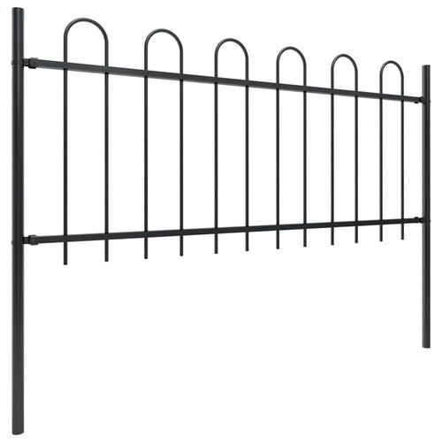 Garden-Fence-with-Hoop-Top-Steel-1-7x1-m-Black-448975-1._w500_