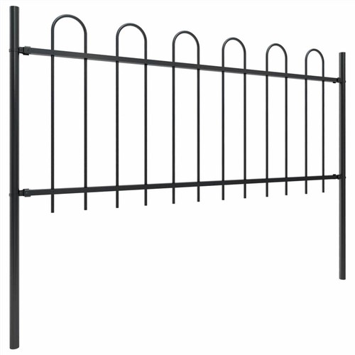 Garden-Fence-with-Hoop-Top-Steel-11-9x0-8-m-Black-454702-1._w500_