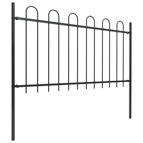 Garden-Fence-with-Hoop-Top-Steel-11-9x1-m-Black-454635-1._w500_