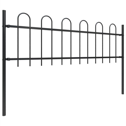 Garden-Fence-with-Hoop-Top-Steel-13-6x0-6-m-Black-438899-1._w500_