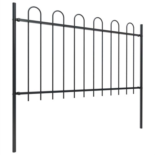 Garden-Fence-with-Hoop-Top-Steel-13-6x1-m-Black-451043-1._w500_