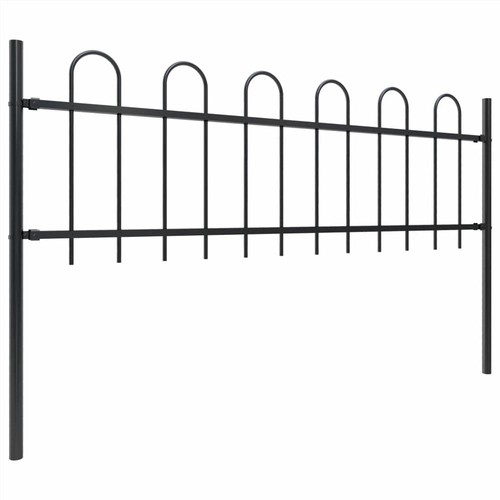 Garden-Fence-with-Hoop-Top-Steel-15-3x0-6-m-Black-446208-1._w500_