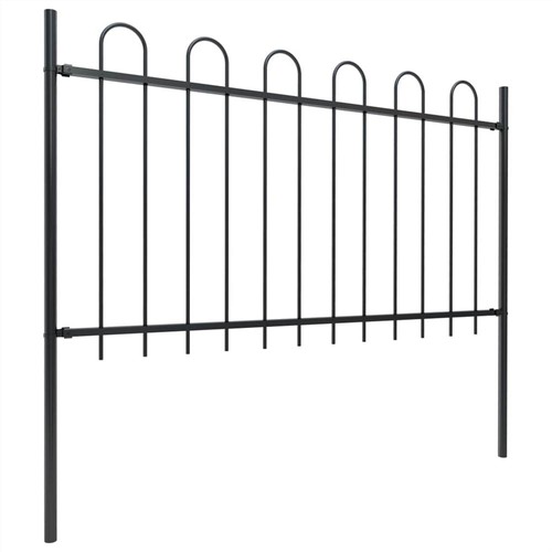 Garden-Fence-with-Hoop-Top-Steel-6-8x1-m-Black-447835-1._w500_