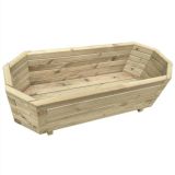 Cama de jardín elevada 100x40x31 cm madera de pino impregnada