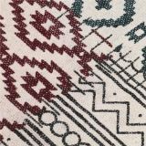 Alfombra Kilim tejida a mano de algodón 160×230 cm Estampado Multicolor