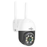 Hiseeu WHD813B 3MP Speed Dome Wireless WIFI Camera 3MP Outdoor 5x Digital Zoom PTZ Cámara IP con tarjeta SD de 64G