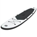 Stand Up Paddleboard inflable en blanco y negro