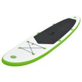 Stand Up Paddleboard Hinchable Set Verde y Blanco